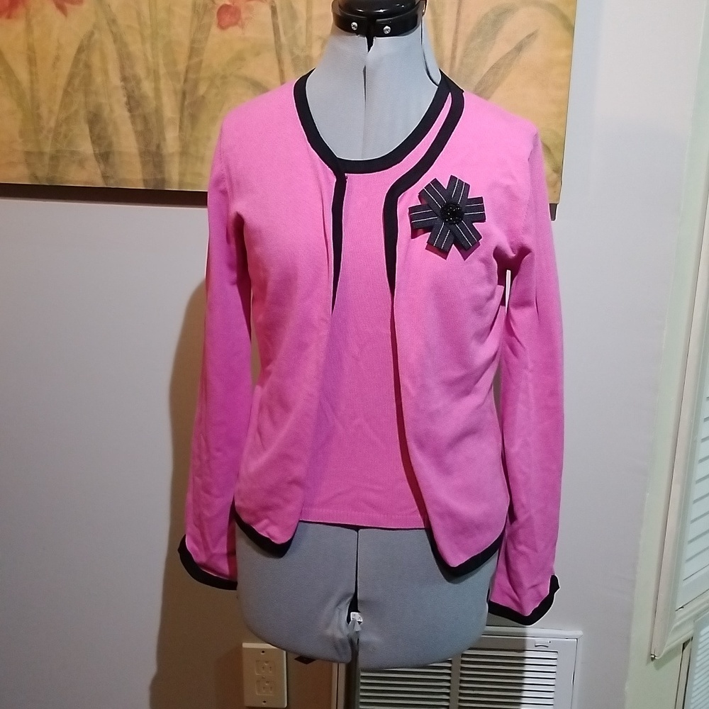 Alan Flusser twin set sweater
